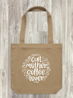 Cat Mother Coffee Lover Edith Tote Bag