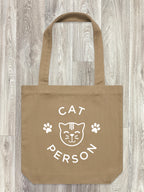 Cat Person Edith Tote Bag