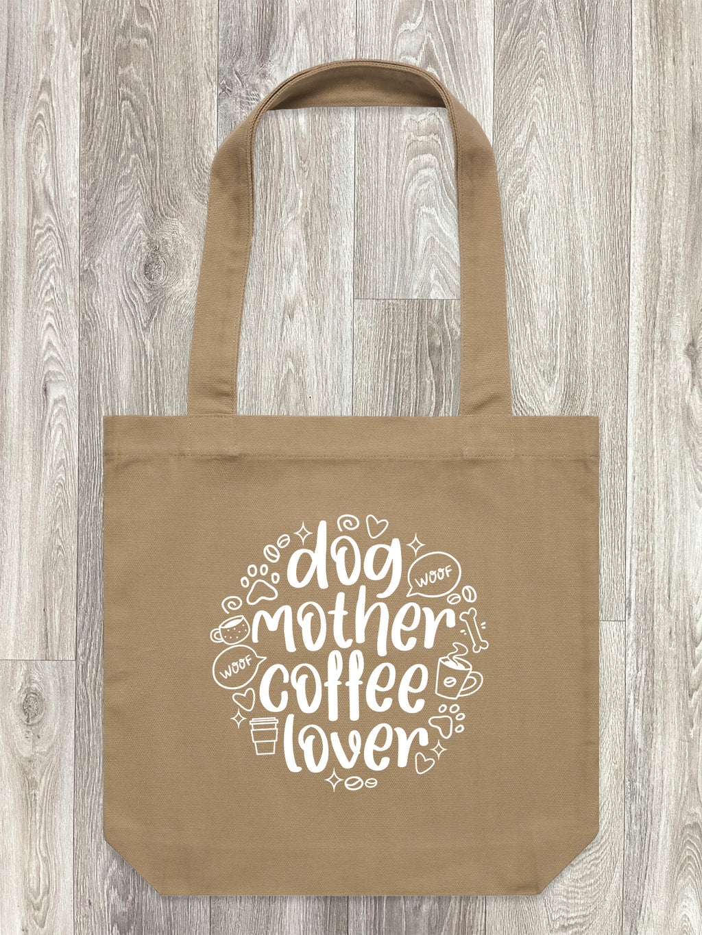 Dog Mother Coffee Lover Edith Tote Bag