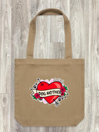 Dog Mother Heart Tattoo Edith Tote Bag