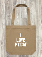 I Love My Cat Edith Tote Bag