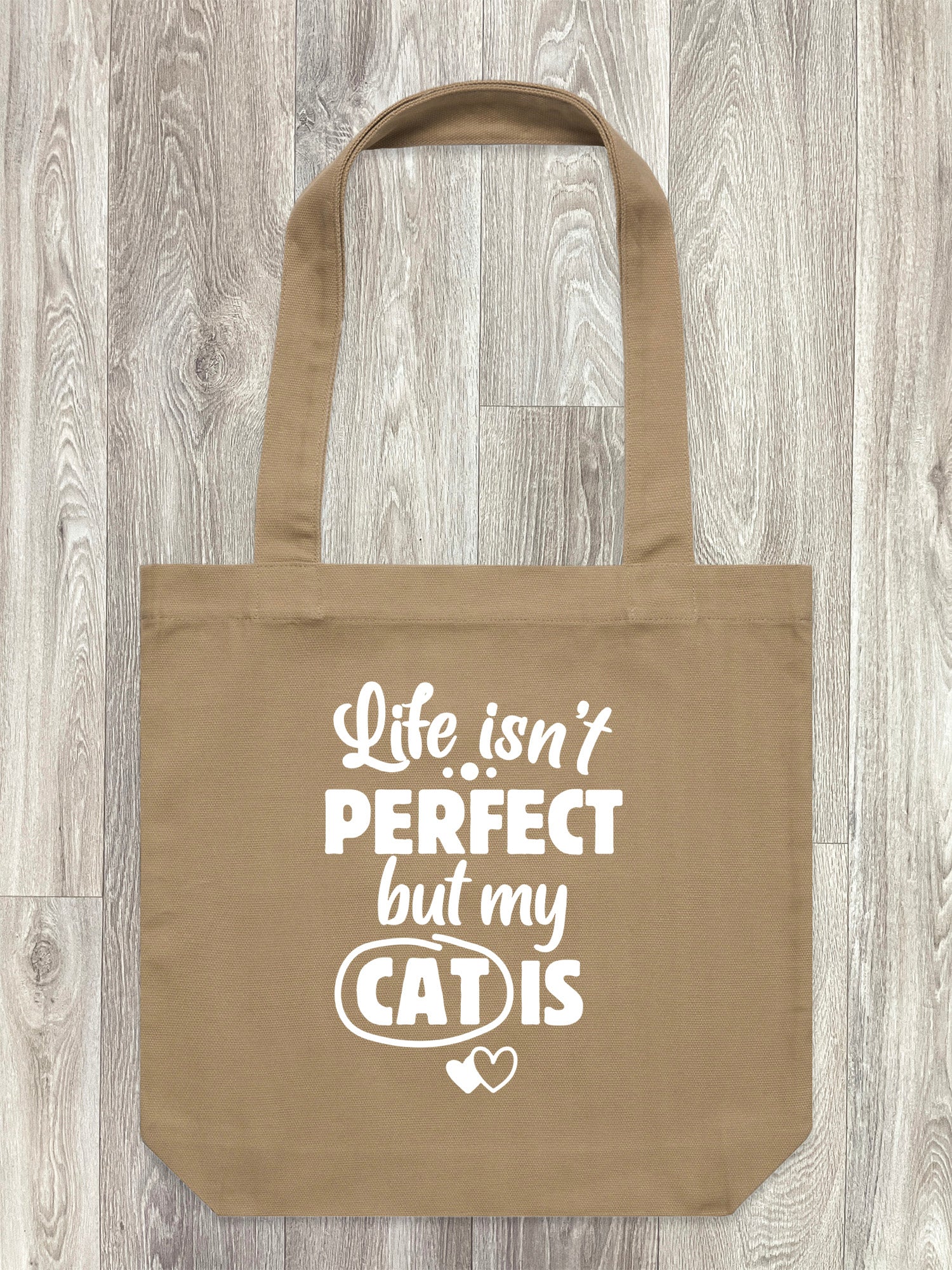 Life Isn't Perfect, But My Cat Is Edith Tote Bag