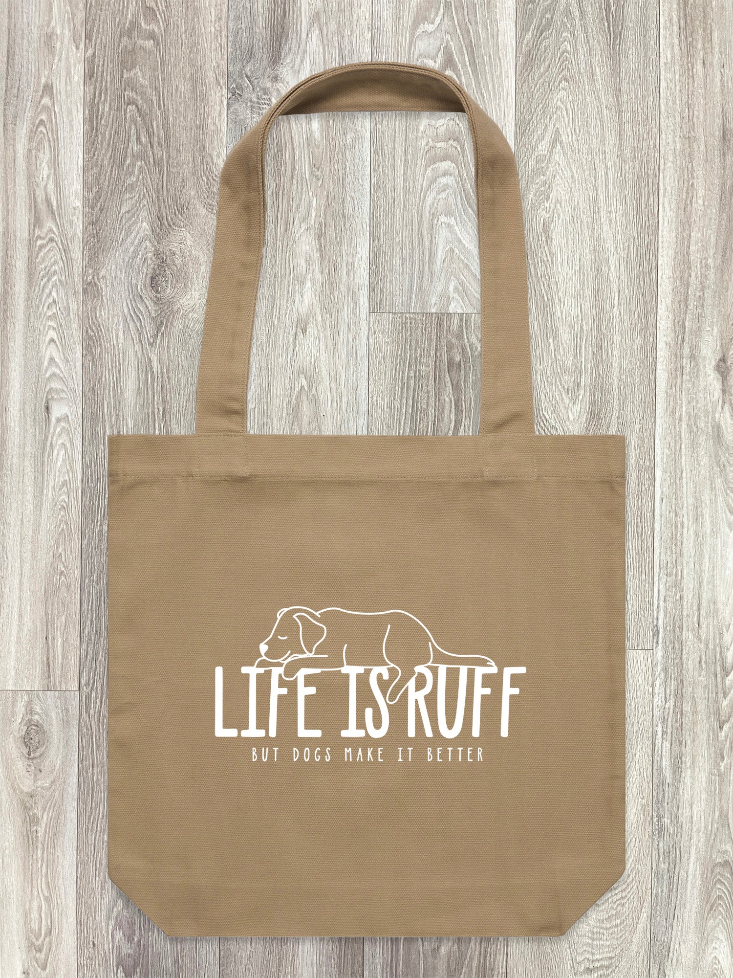 Life Is Ruff Edith Tote Bag