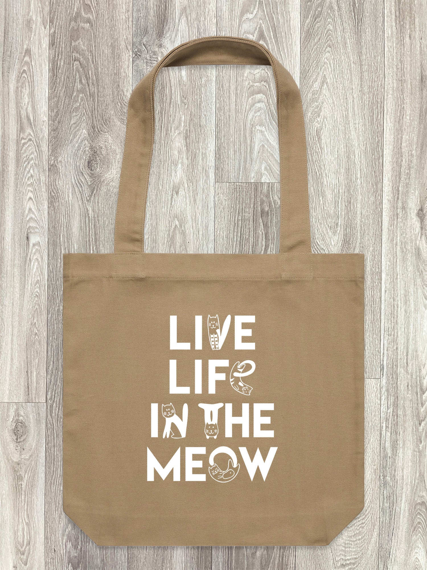 Live Life In The Meow Edith Tote Bag