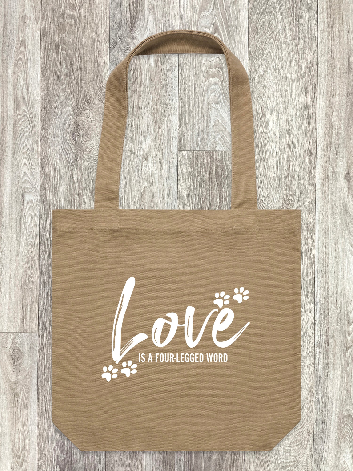 Love Is A Four-Legged Word Edith Tote Bag