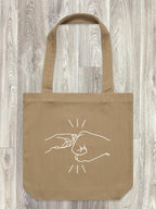 Paw Fist Bump Edith Tote Bag