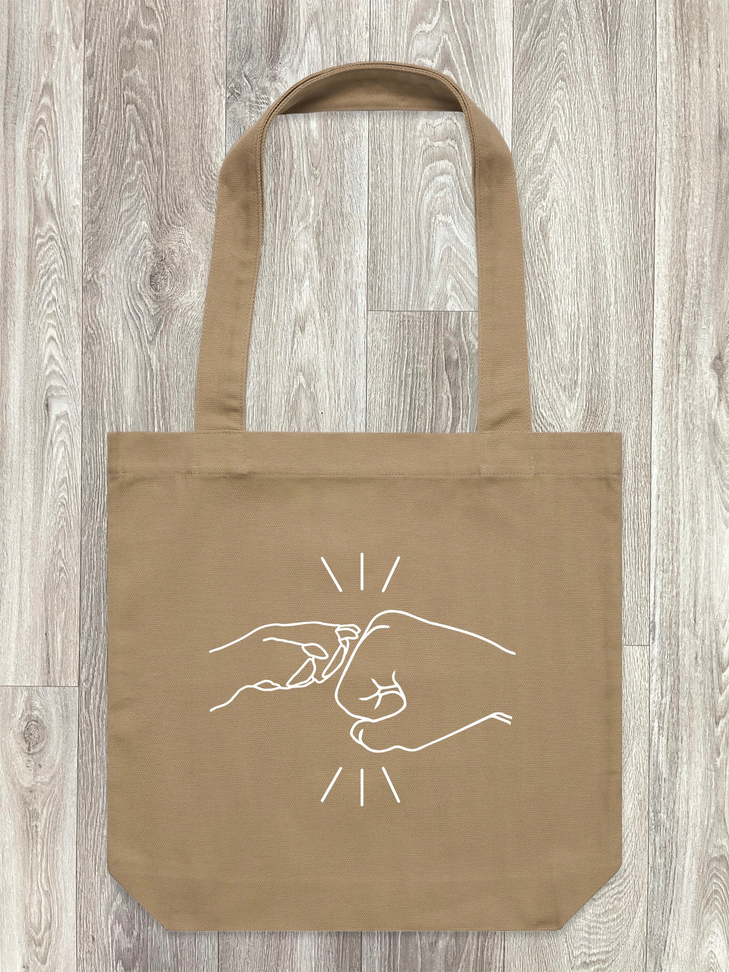 Paw Fist Bump Edith Tote Bag