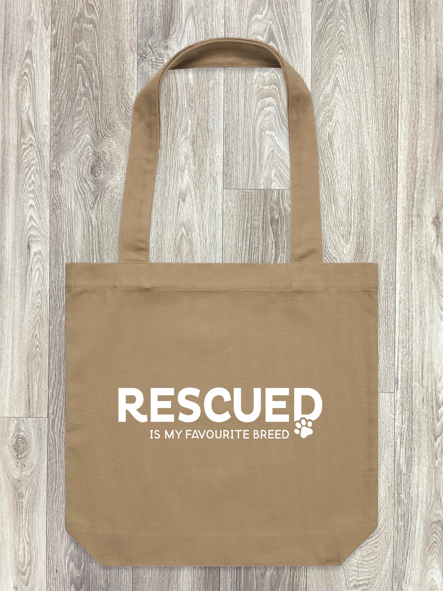 Rescued Is My Favourite Breed Edith Tote Bag