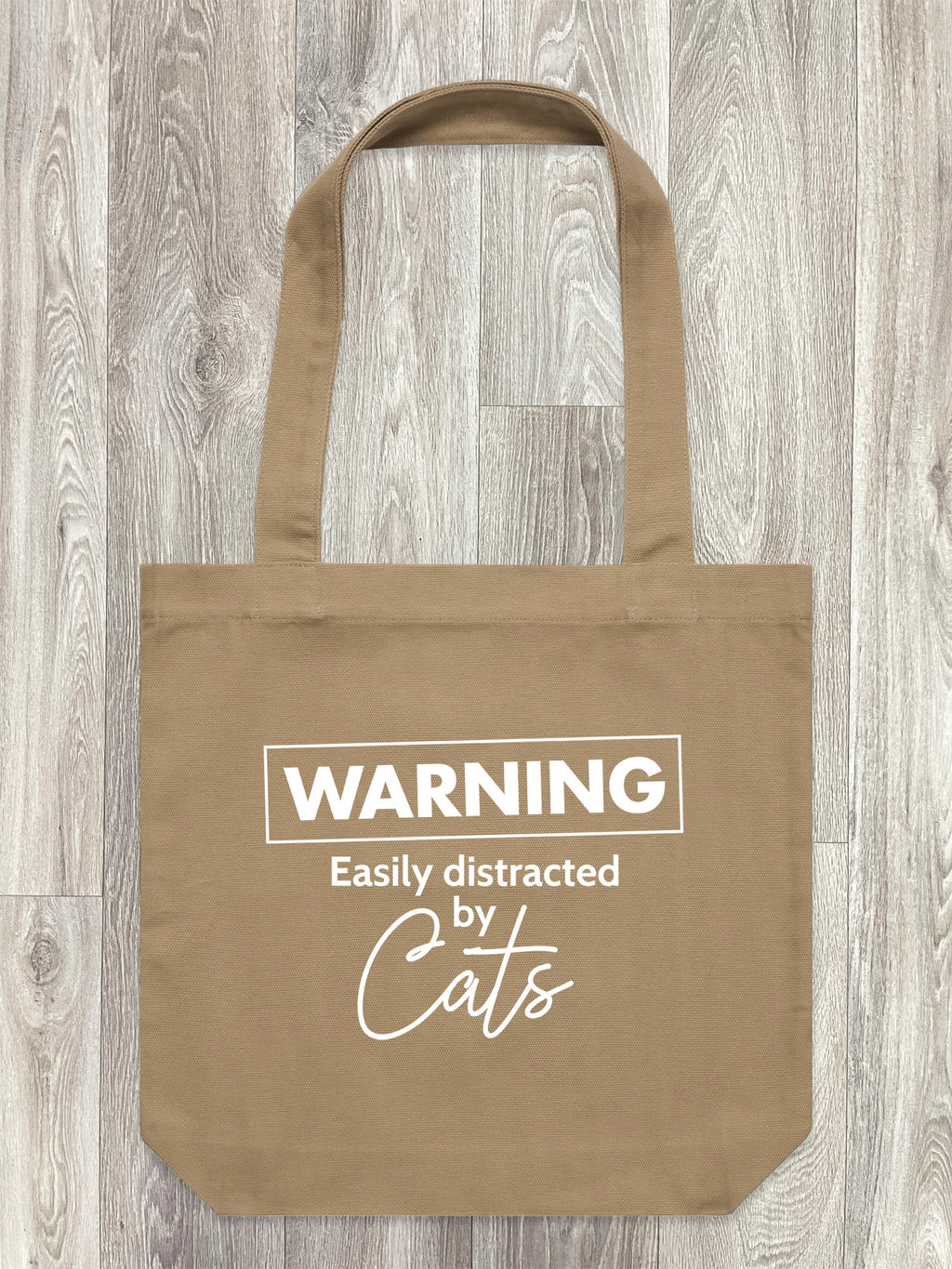 Warning. Easily Distracted By Cats Edith Tote Bag