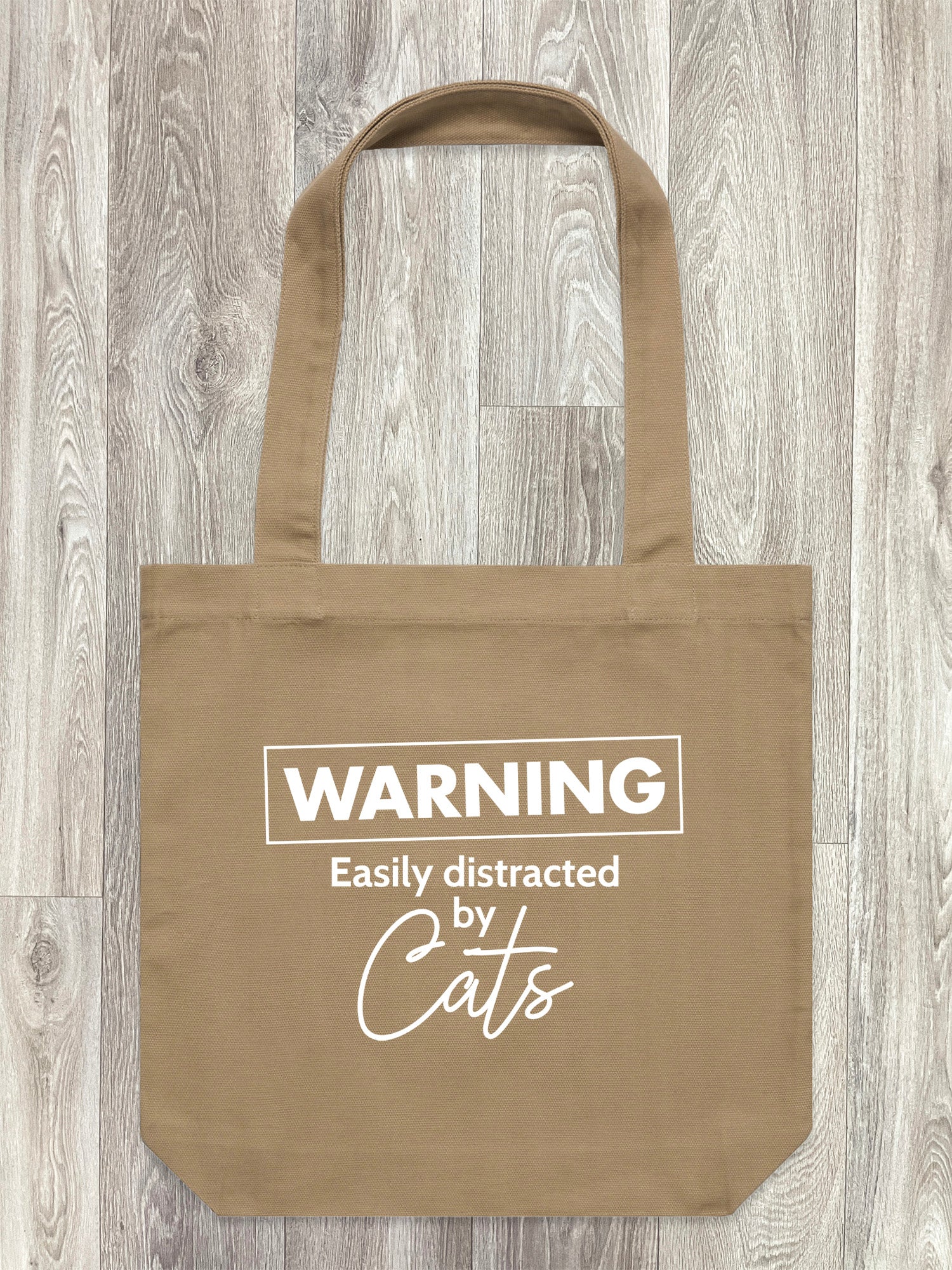 Warning. Easily Distracted By Cats Edith Tote Bag