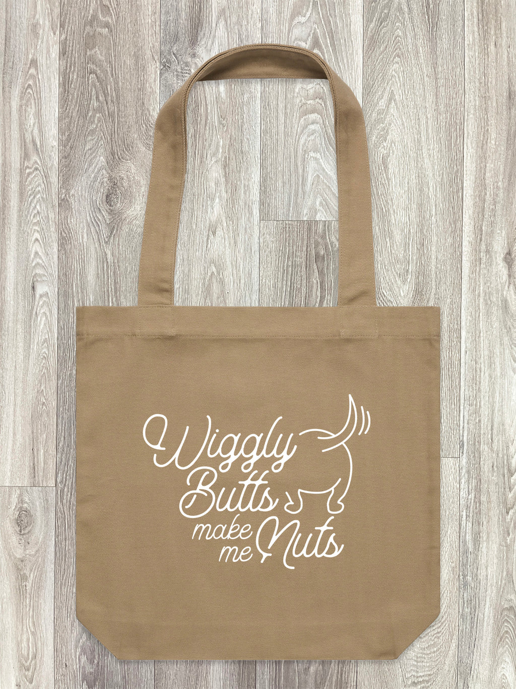 Wiggly Butts Make Me Nuts Edith Tote Bag