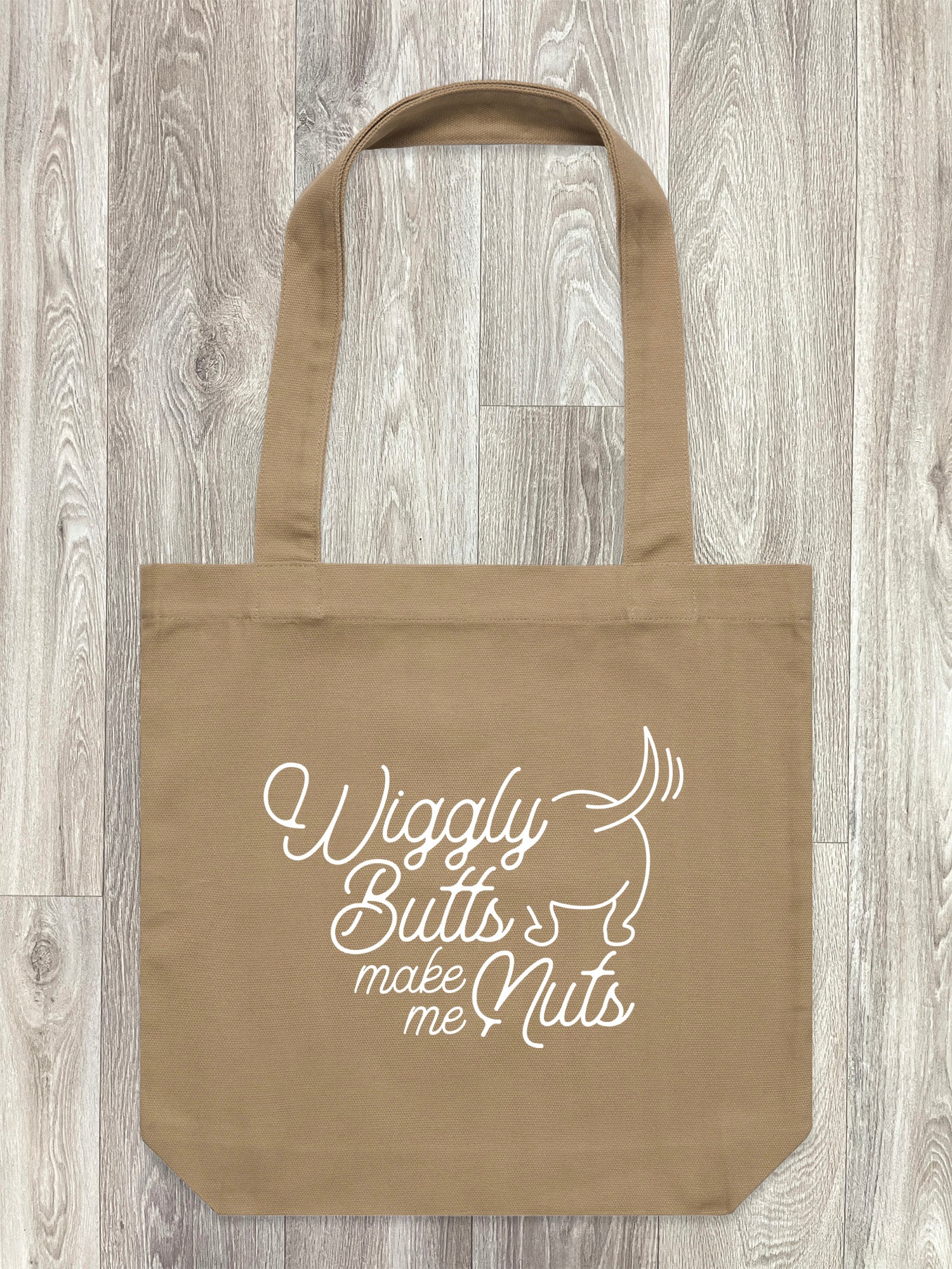 Wiggly Butts Make Me Nuts Edith Tote Bag