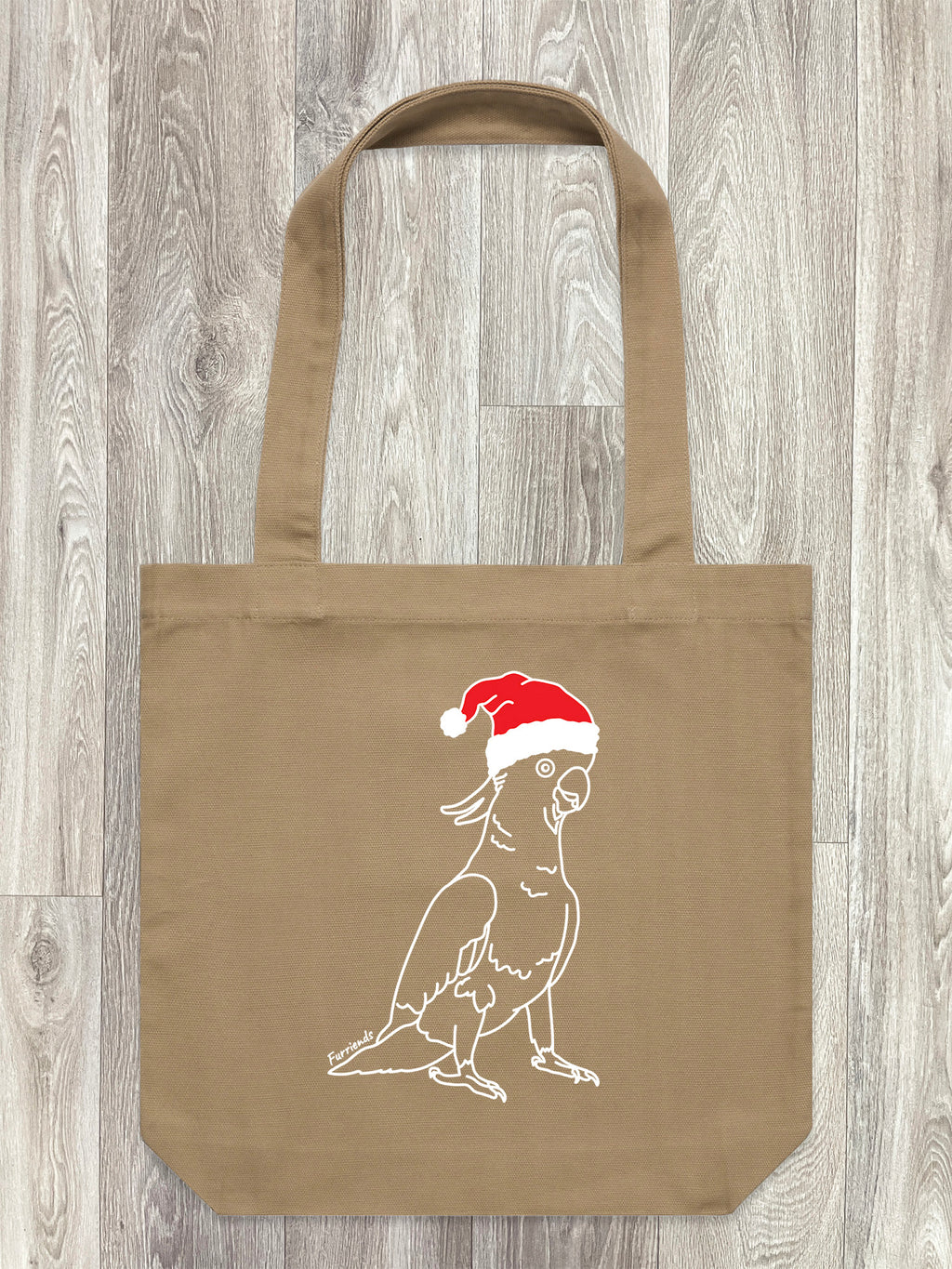 Sulphur-Crested Cockatoo Christmas Edition Edith Tote Bag