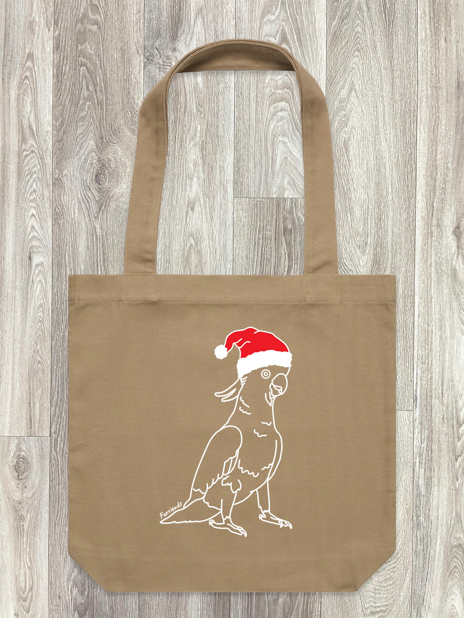 Sulphur-Crested Cockatoo Christmas Edition Edith Tote Bag