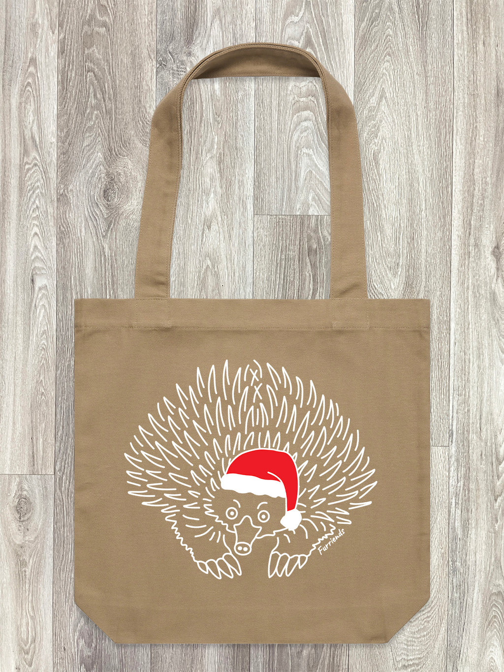 Echidna Christmas Edition Edith Tote Bag
