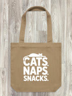 Cats. Naps. Snacks. Edith Tote Bag