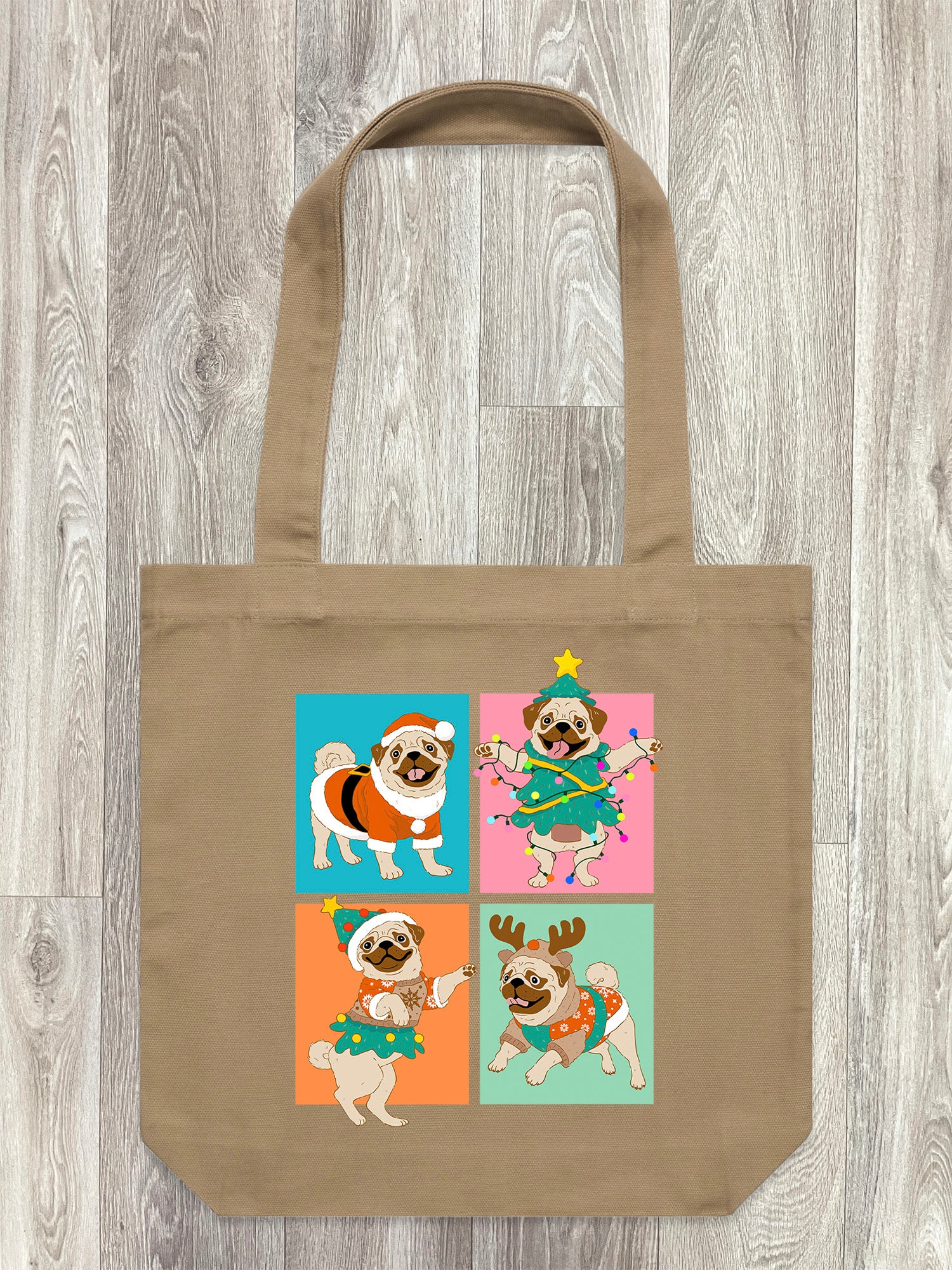 Pugmas Edith Tote Bag