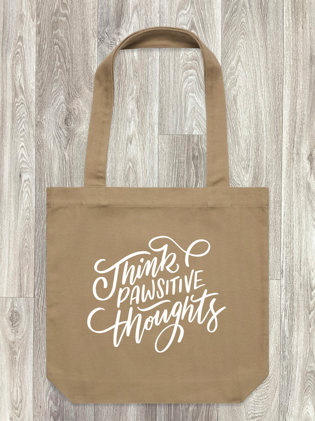 Think Pawsitive Thoughts Edith Tote Bag