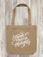 Think Pawsitive Thoughts Edith Tote Bag