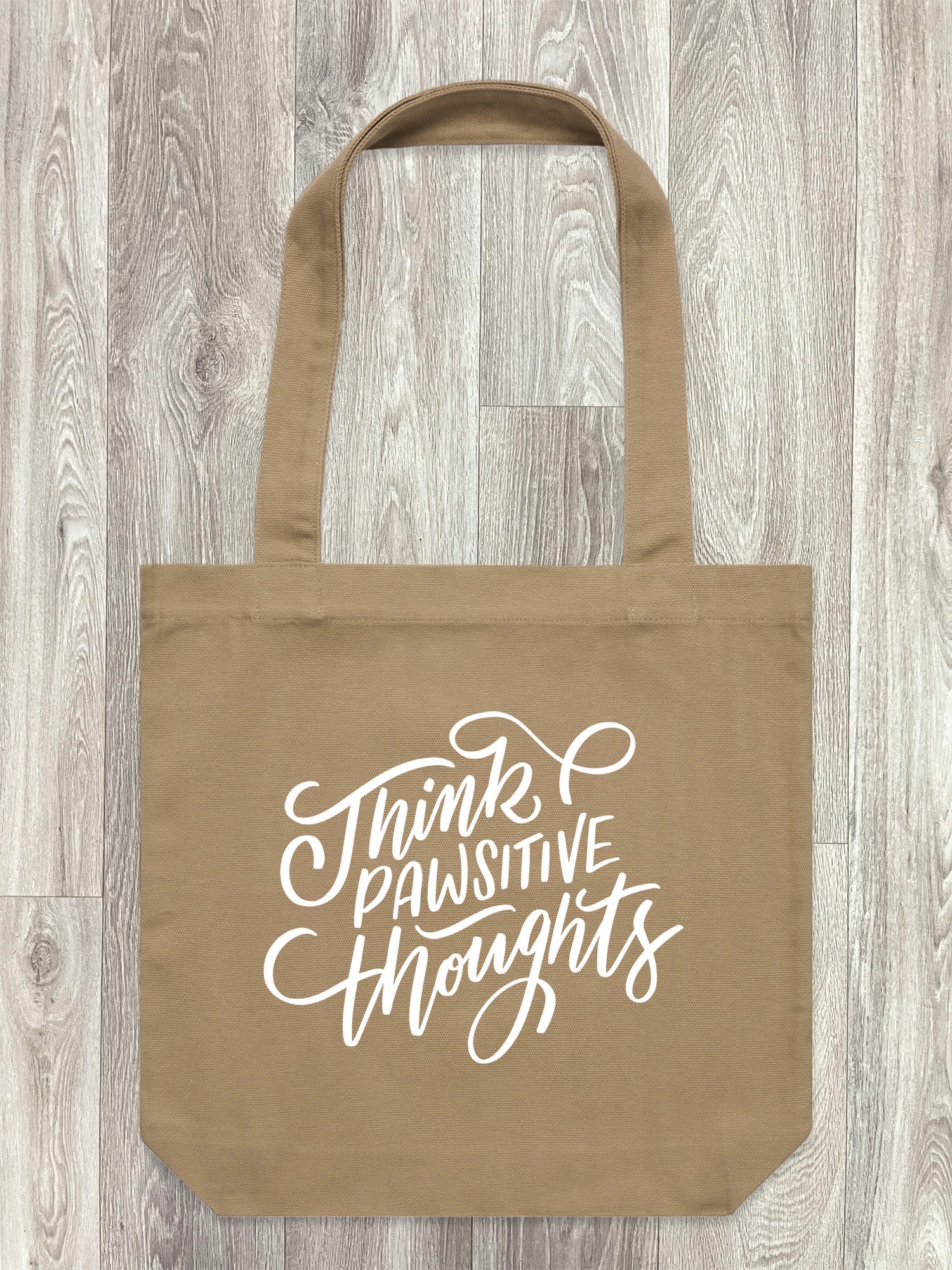 Think Pawsitive Thoughts Edith Tote Bag
