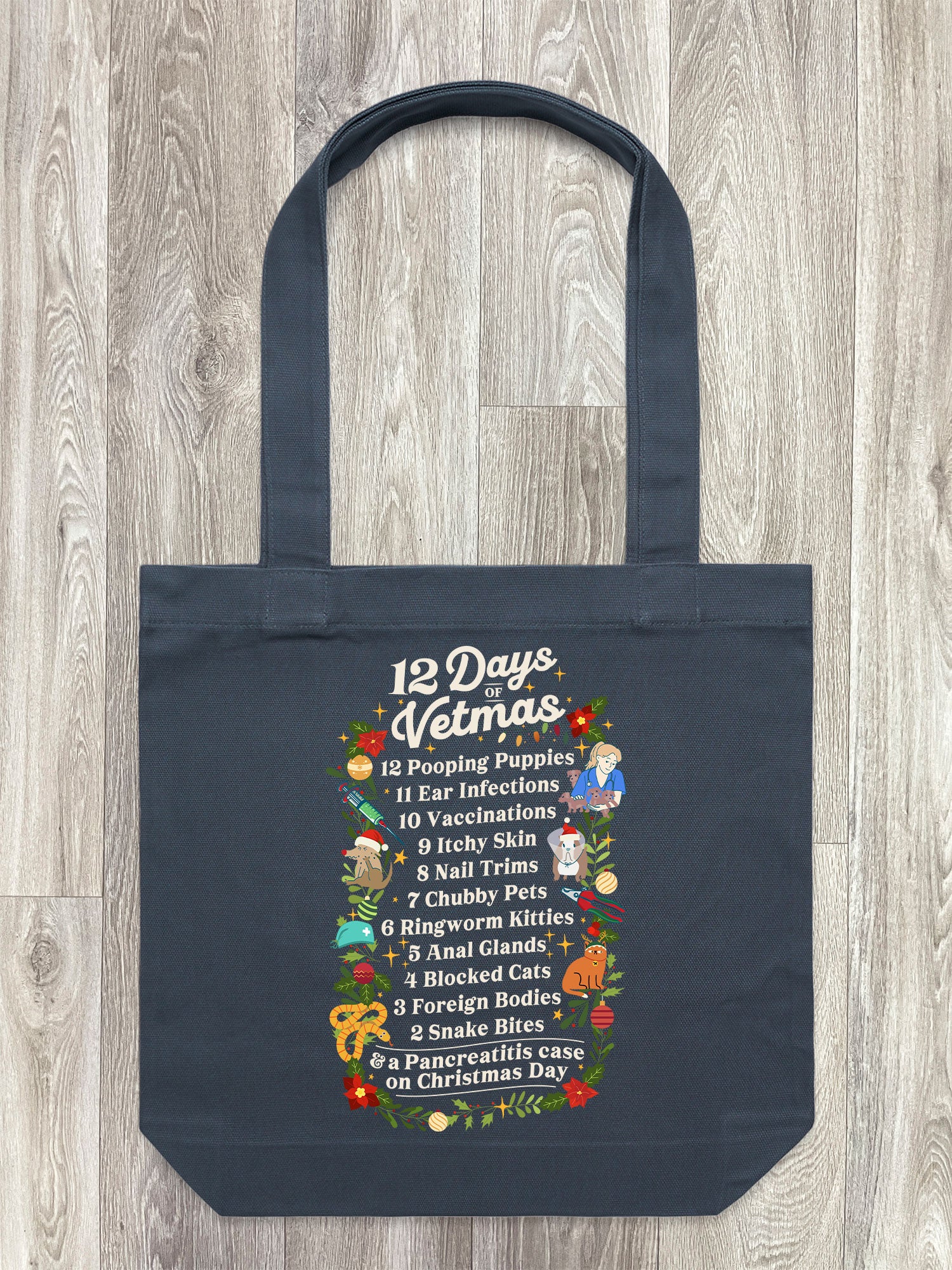 12 Days Of Vetmas Edith Tote Bag