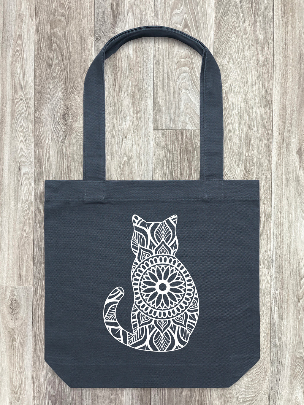 Cat Mandala Edith Tote Bag