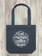 Cat Mother Coffee Lover Edith Tote Bag