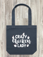 Crazy Chicken Lady Edith Tote Bag