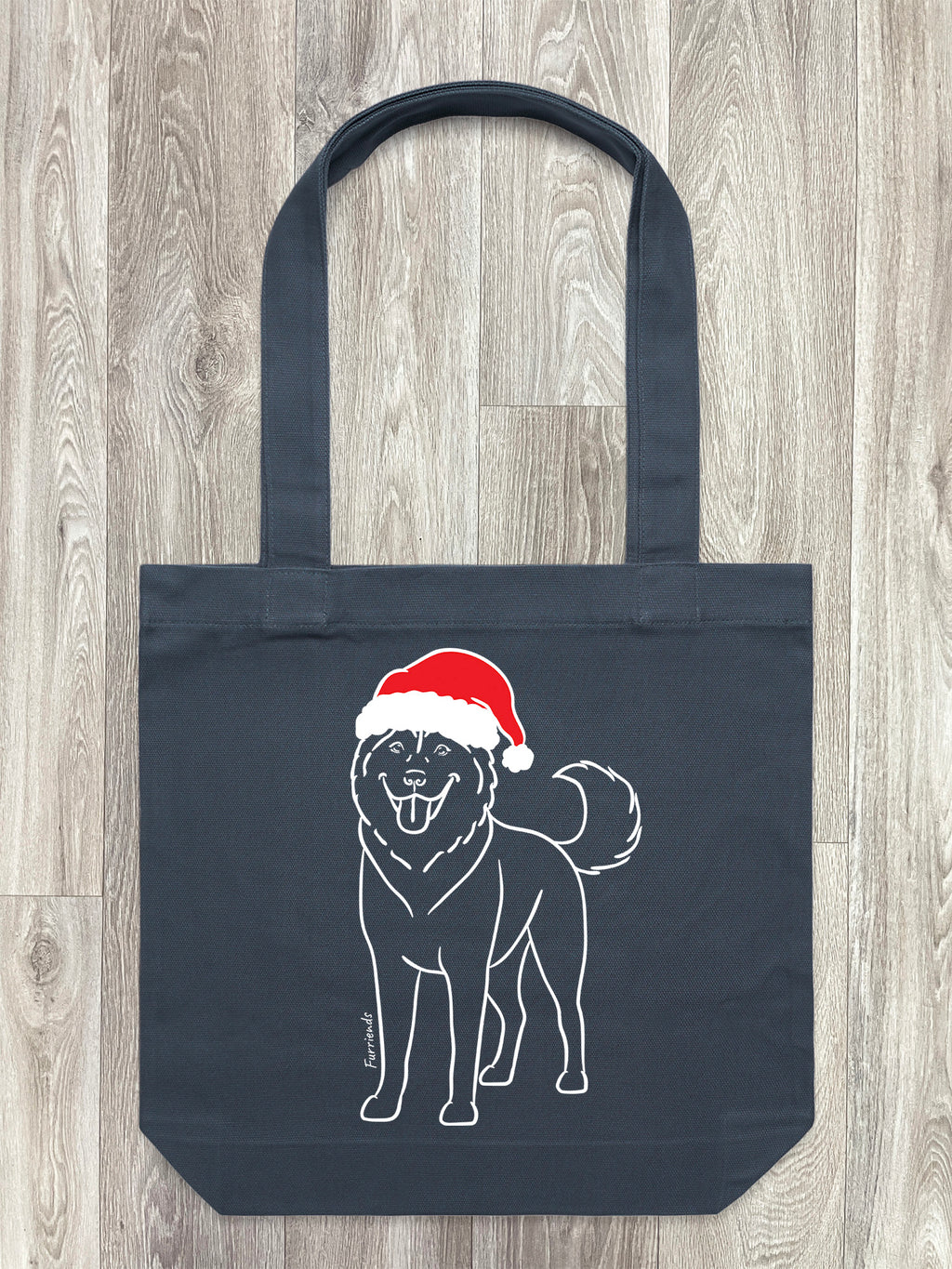 Husky Christmas Edition Edith Tote Bag