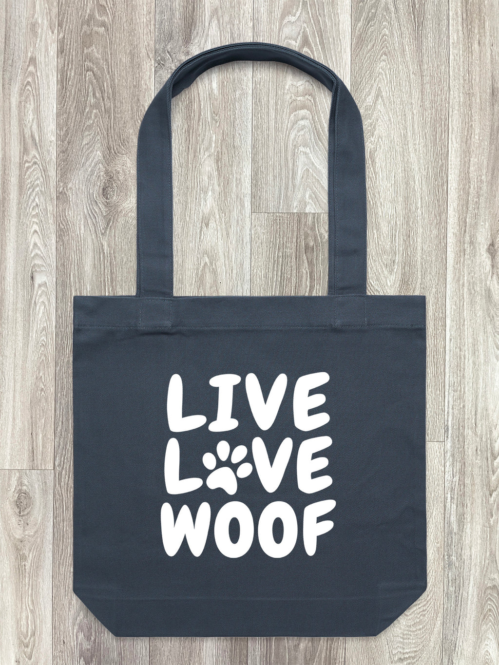 Live Love Woof Edith Tote Bag