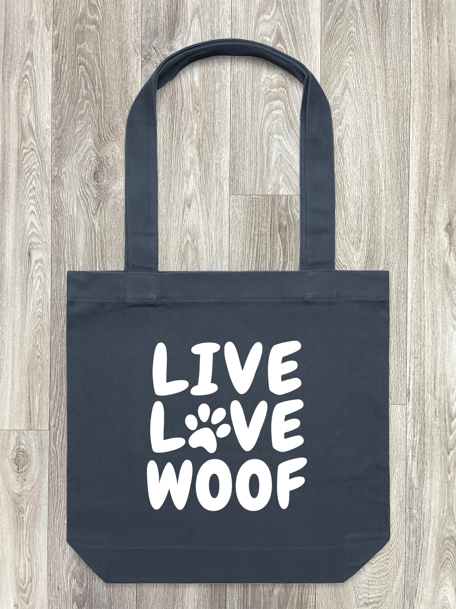 Live Love Woof Edith Tote Bag