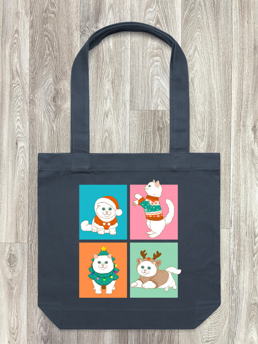 Purrmas Edith Tote Bag