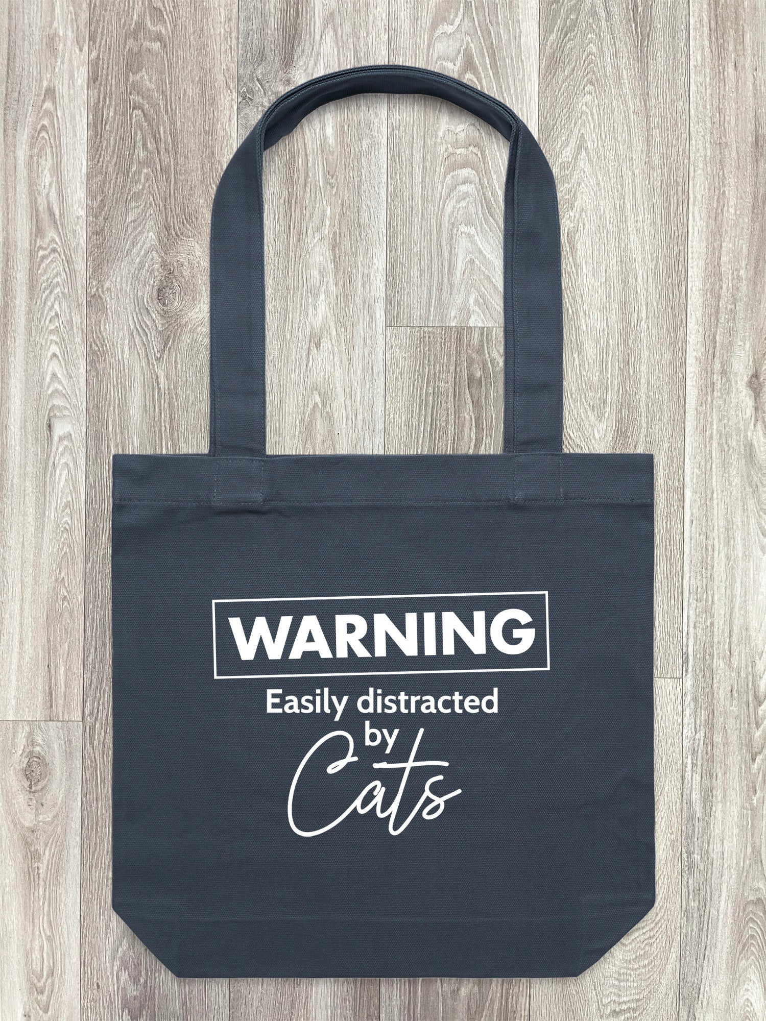 Warning. Easily Distracted By Cats Edith Tote Bag