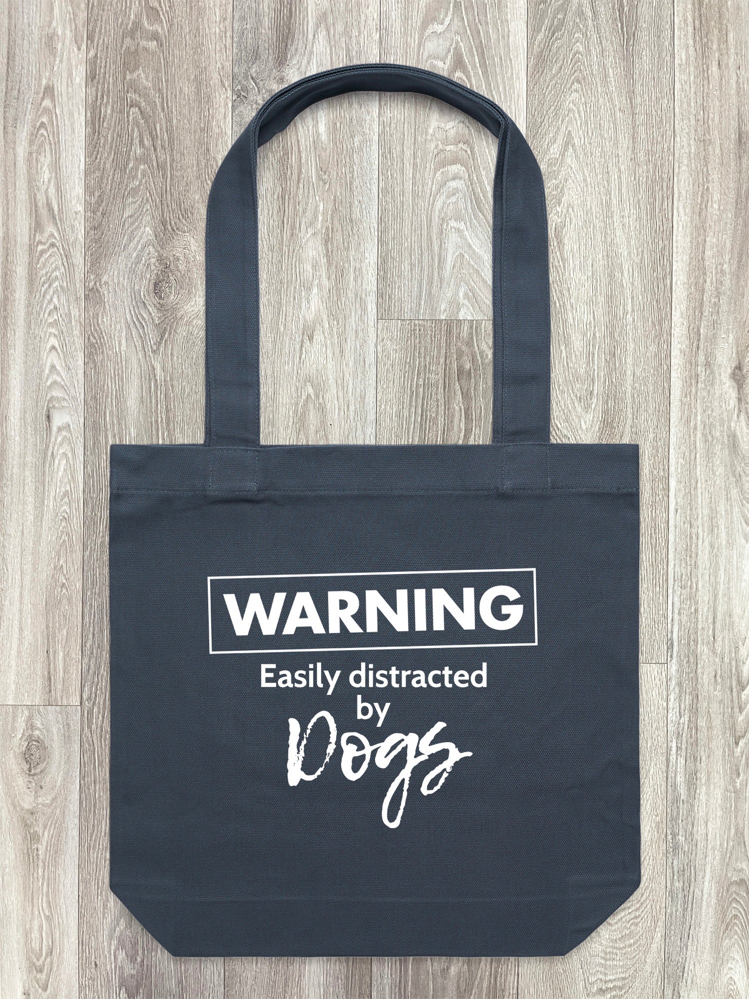 Warning. Easily Distracted By Dogs Edith Tote Bag