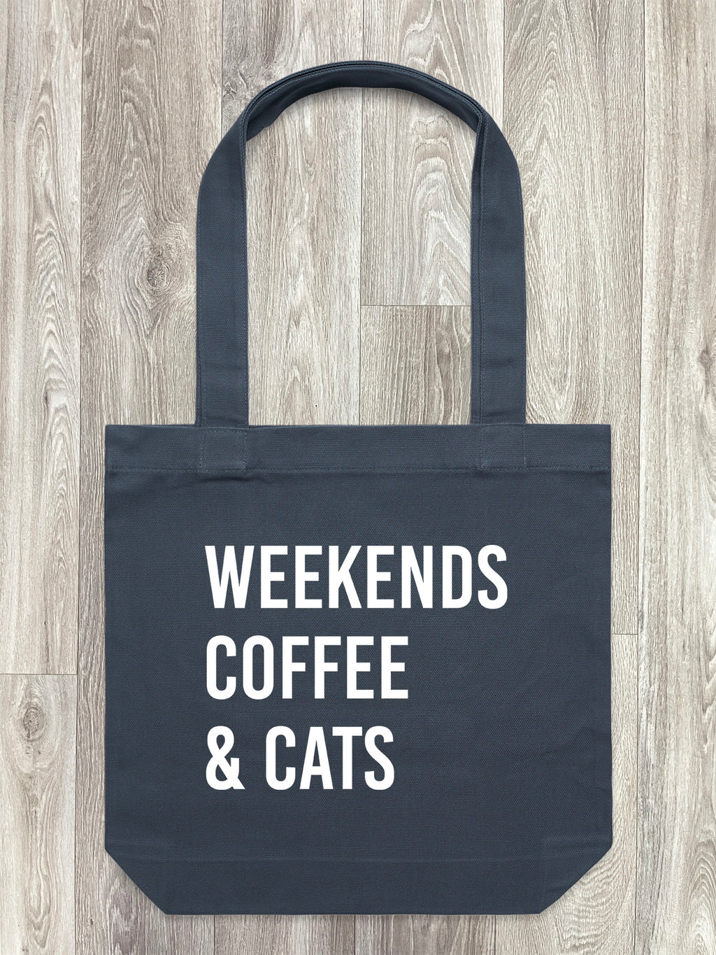 Weekends Coffee & Cats Edith Tote Bag