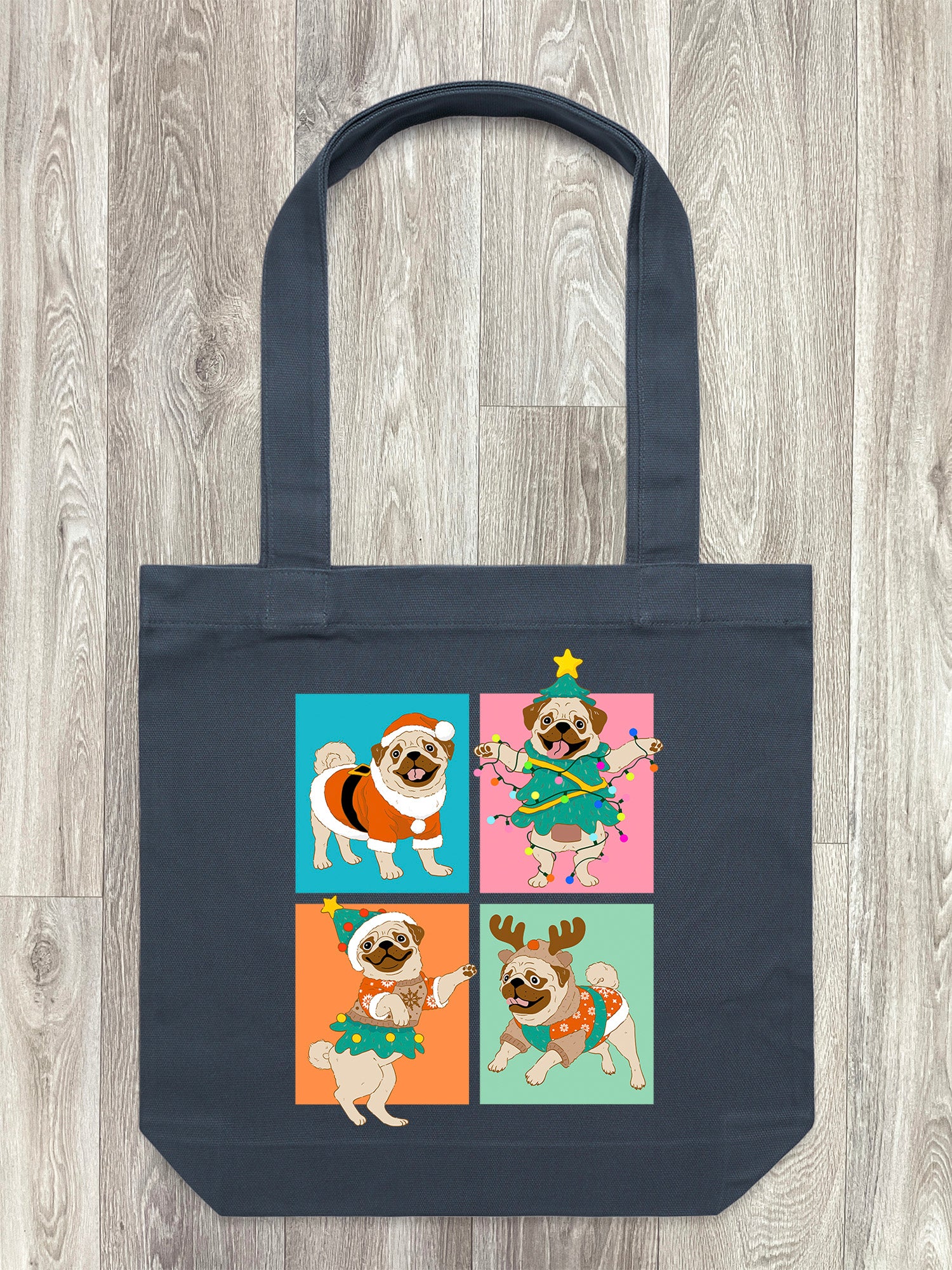 Pugmas Edith Tote Bag