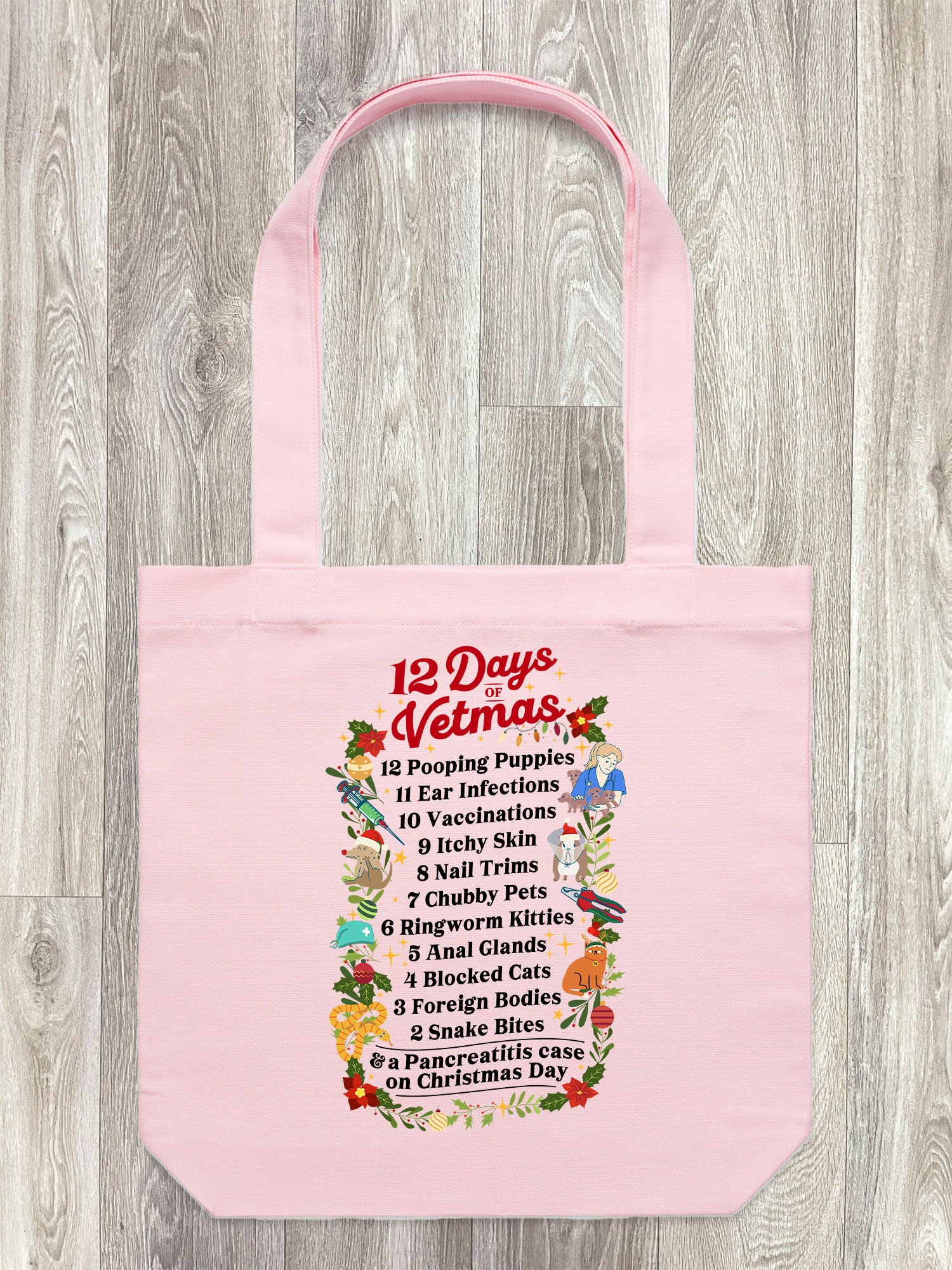 12 Days Of Vetmas Edith Tote Bag