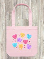 Candy Hearts - Dog Edith Tote Bag