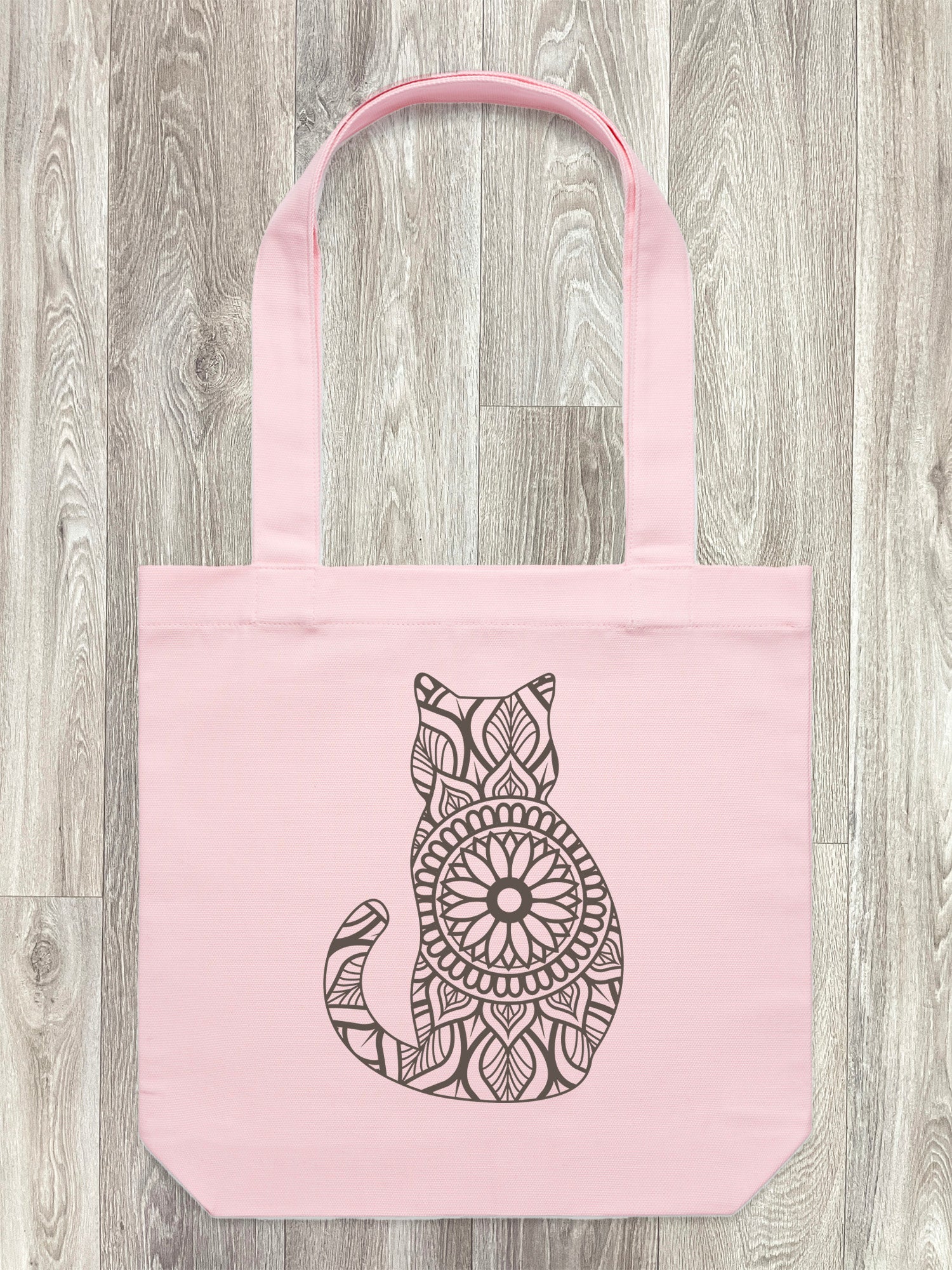 Cat Mandala Edith Tote Bag