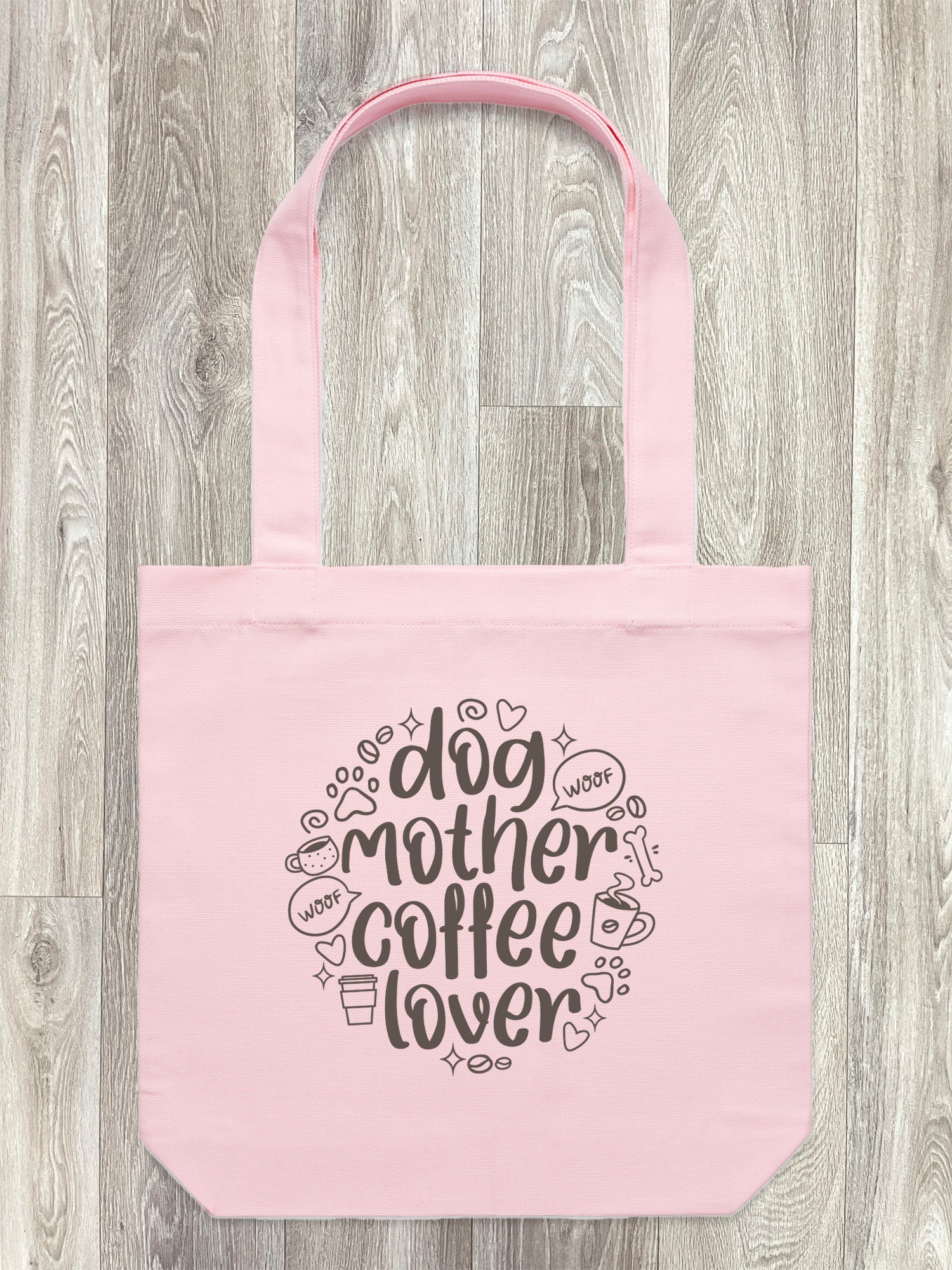 Dog Mother Coffee Lover Edith Tote Bag