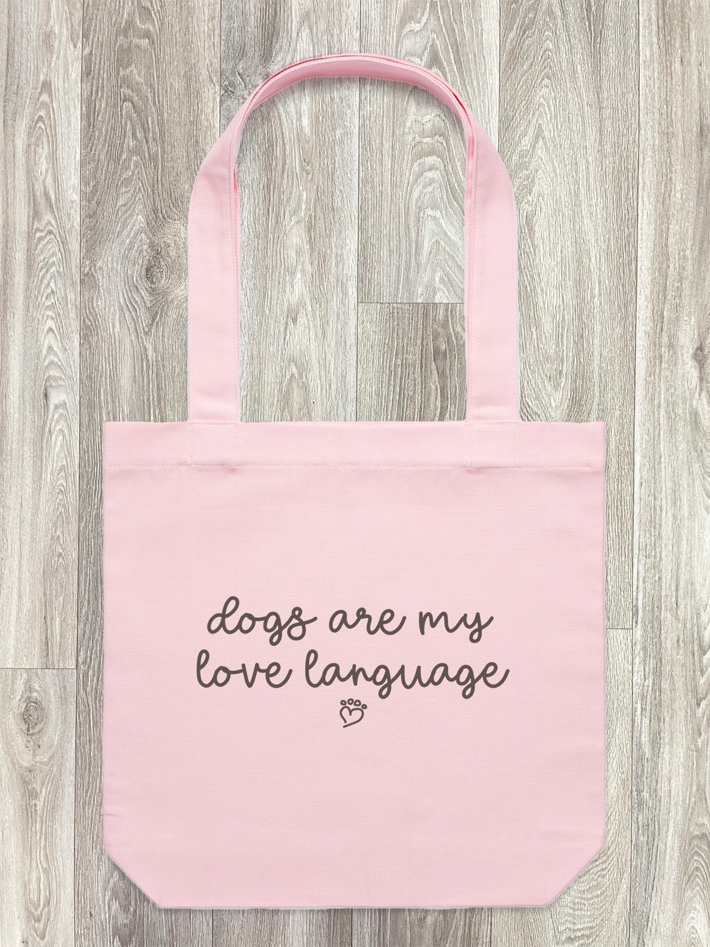 Dogs Are My Love Language Edith Tote Bag