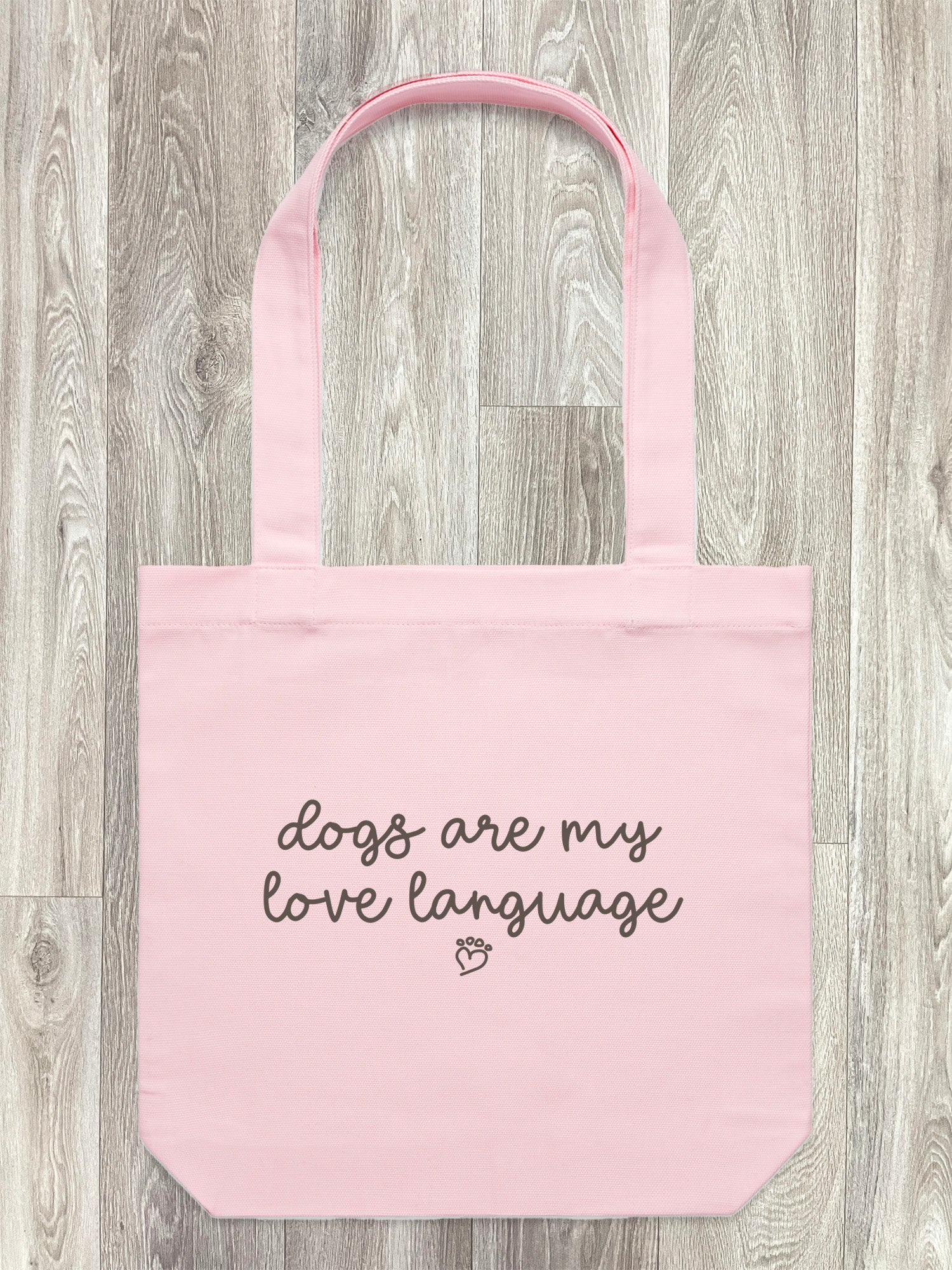 Dogs Are My Love Language Edith Tote Bag