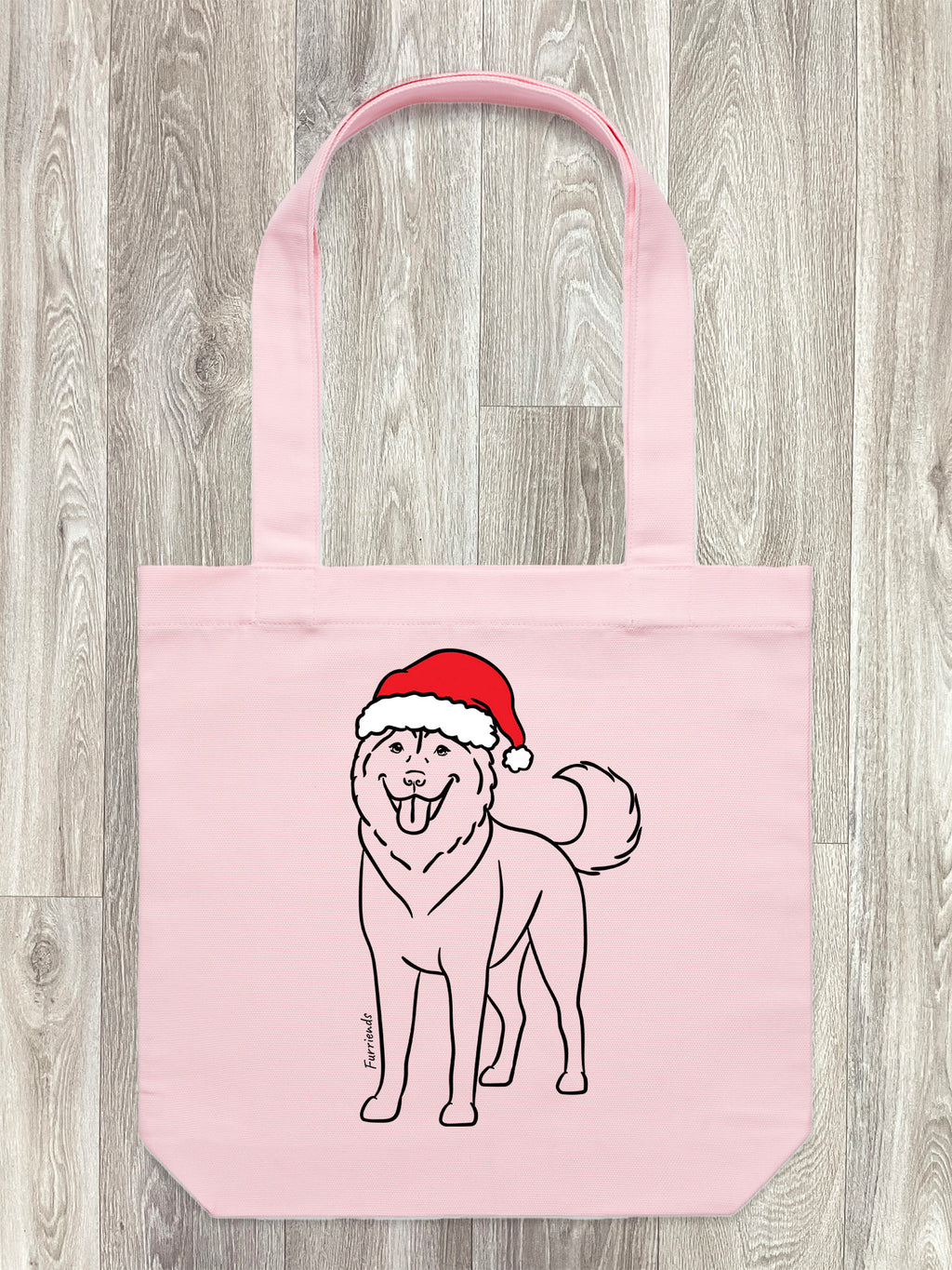 Husky Christmas Edition Edith Tote Bag