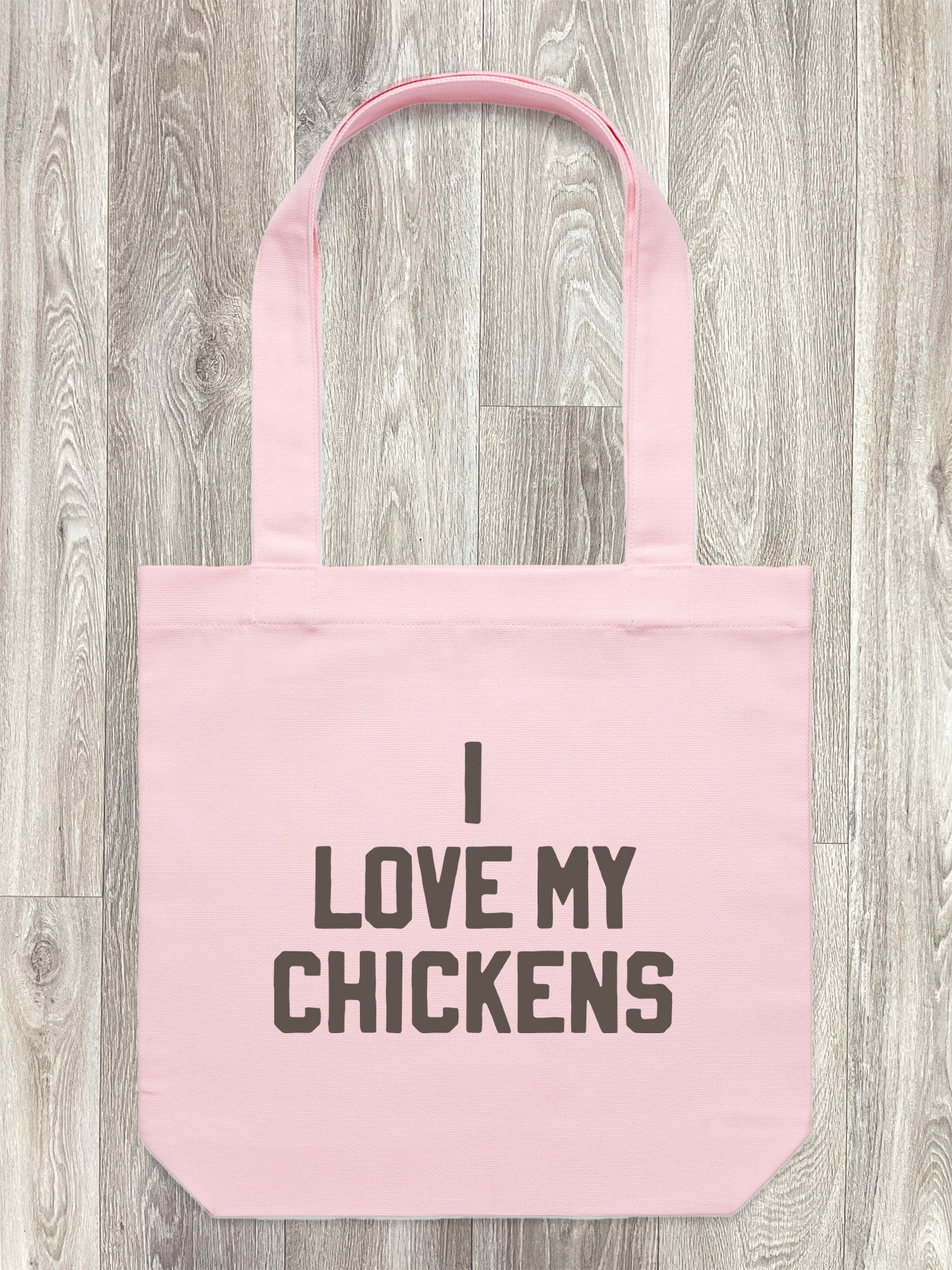 I Love My Chickens Edith Tote Bag