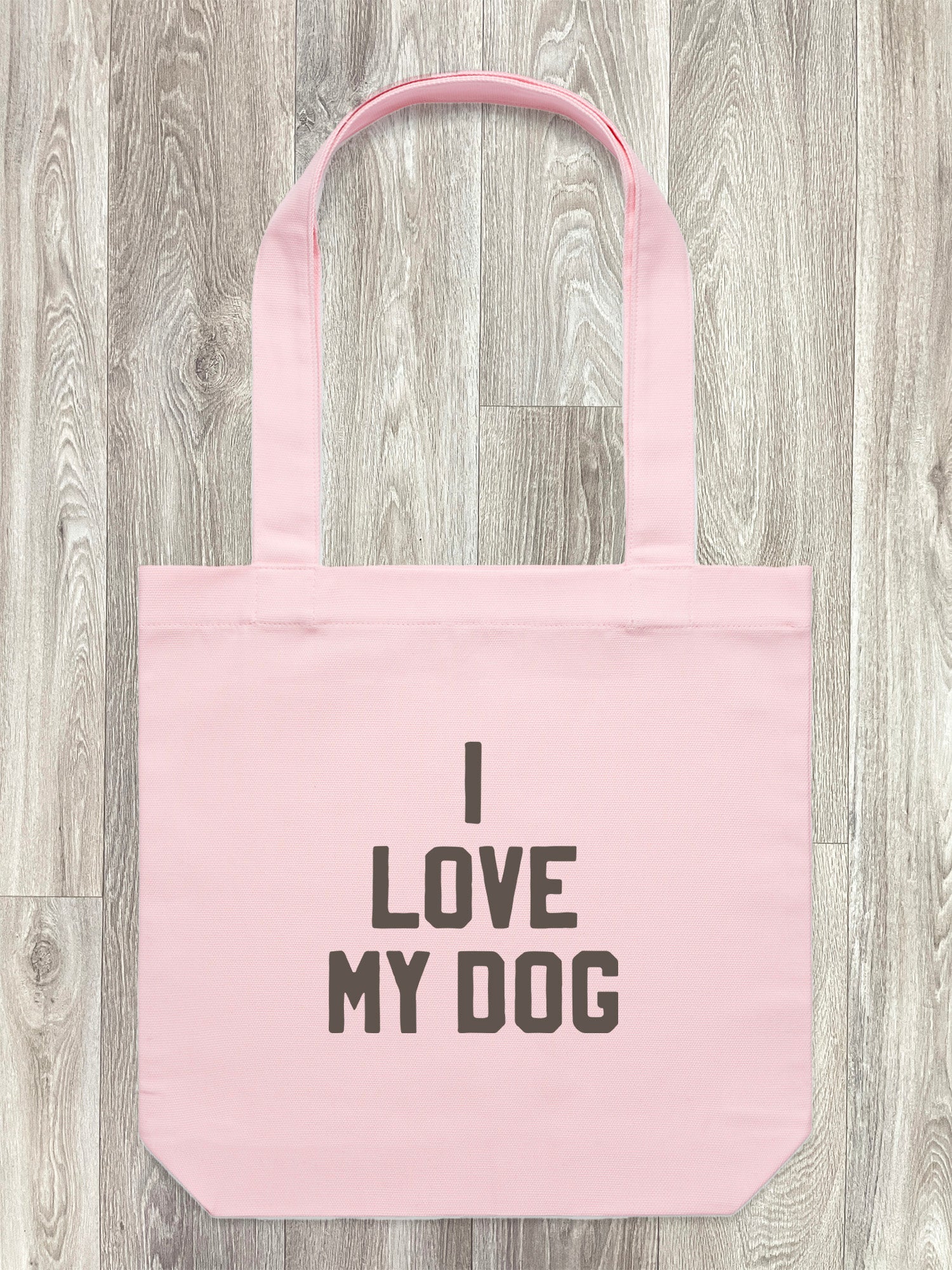 I Love My Dog Edith Tote Bag