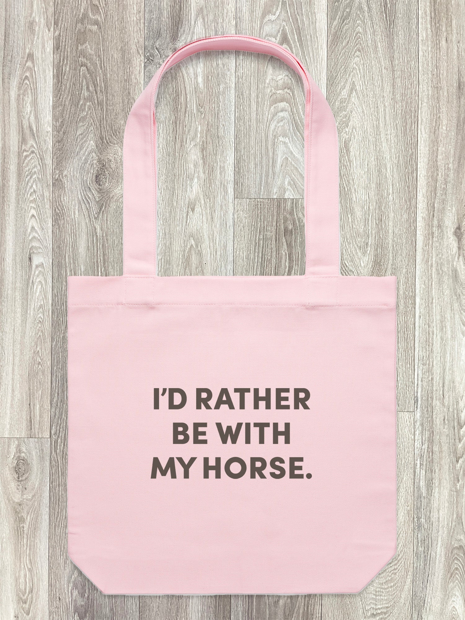 I'd Rather Be With My Horse. Edith Tote Bag
