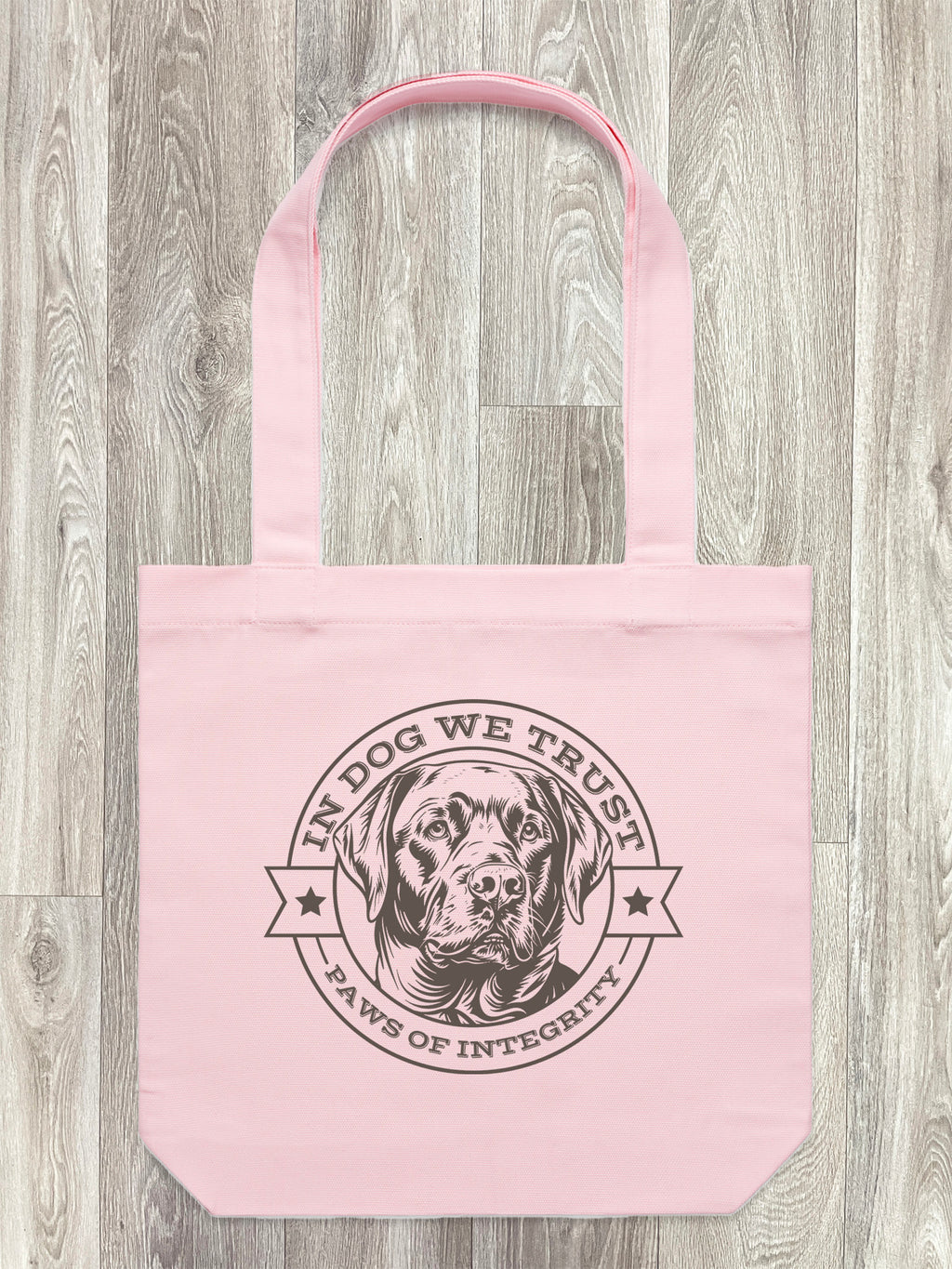 In Dog We Trust Edith Tote Bag