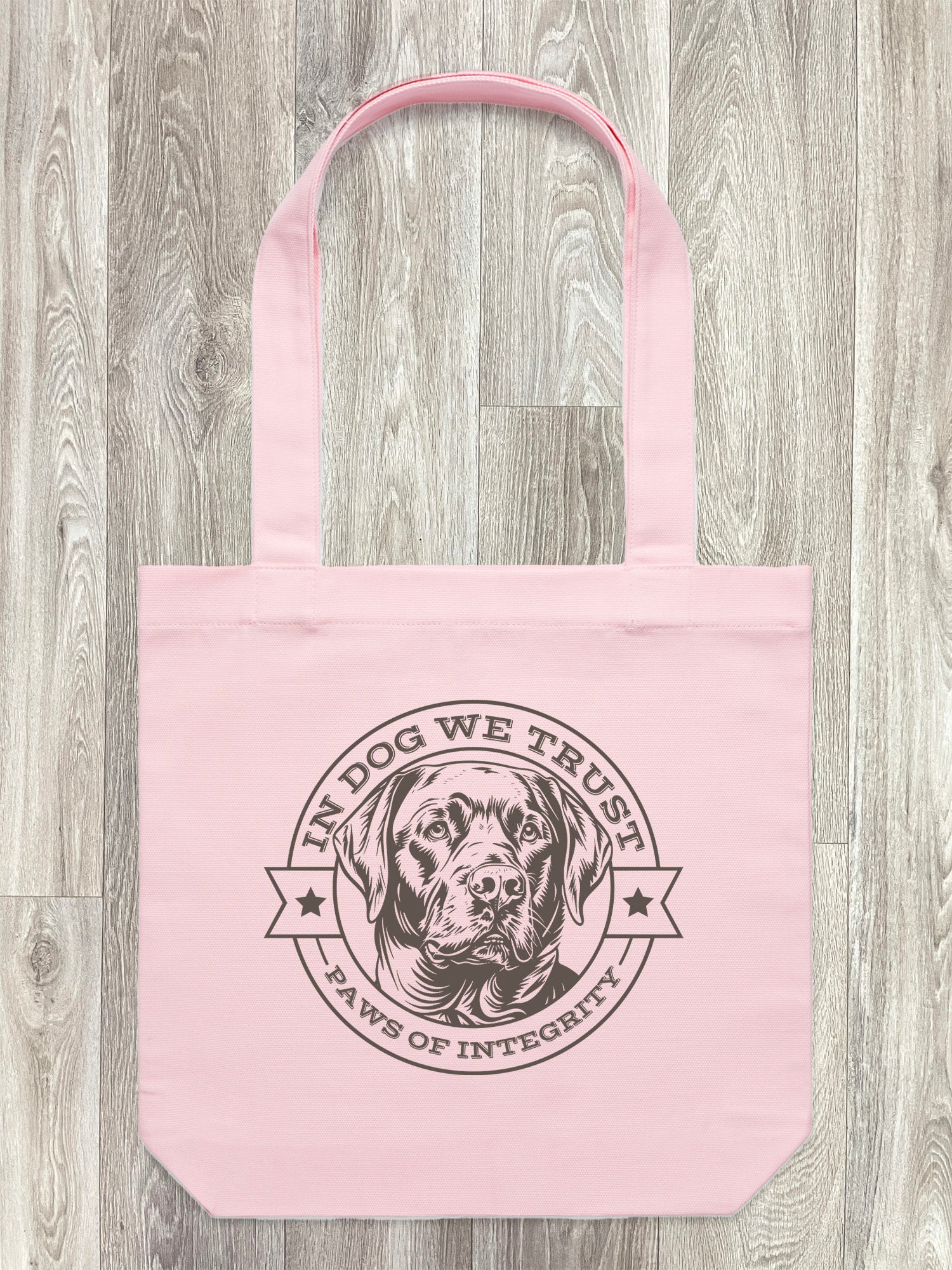 In Dog We Trust Edith Tote Bag