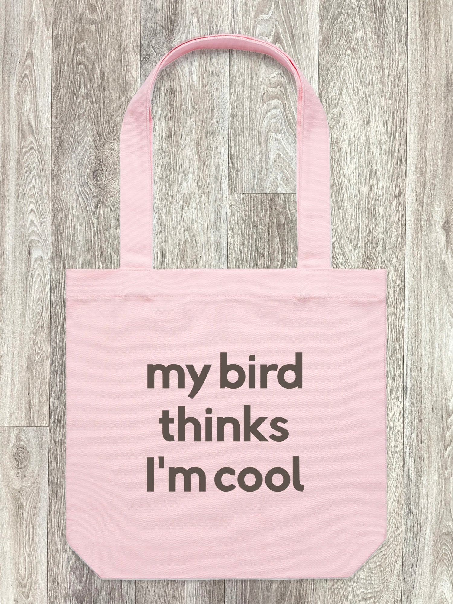 My Bird Thinks I'm Cool Edith Tote Bag