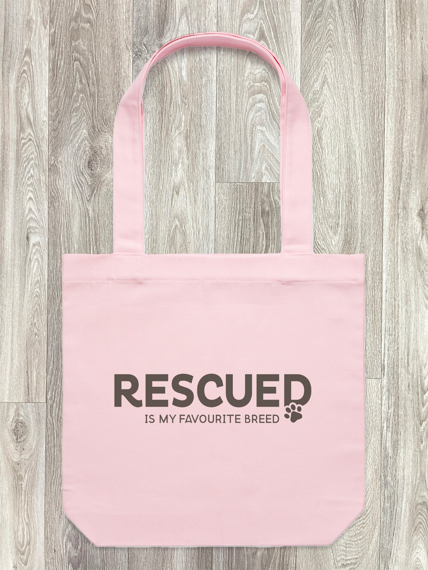 Rescued Is My Favourite Breed Edith Tote Bag